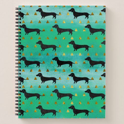 dachshund notebooks